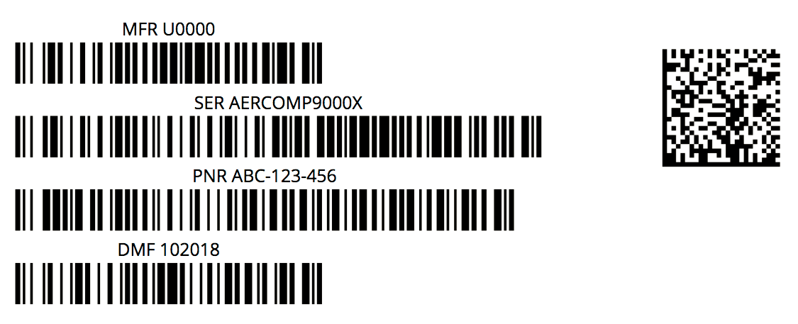 SPEC 2000 Label